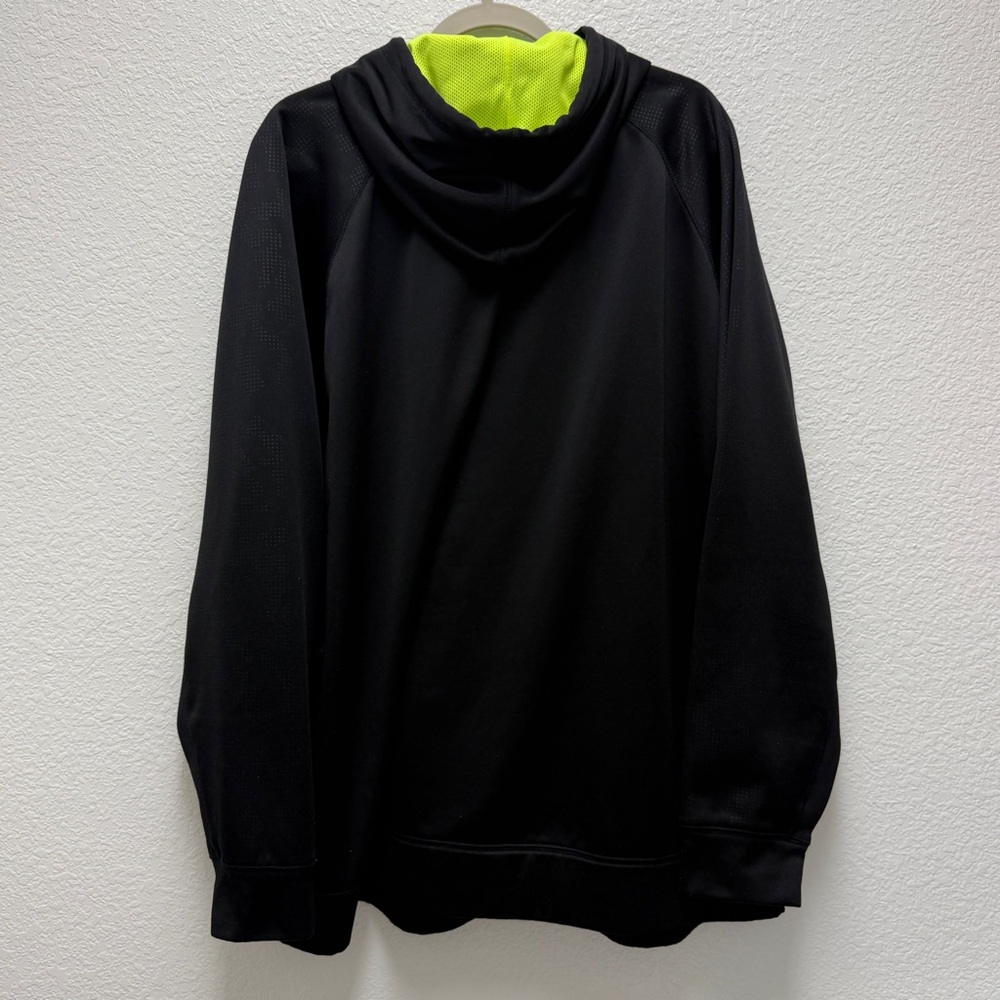 Men’s Size 3XB Tek Gear DryTek Black Pullover Hoodie Hooded Sweatshirt - Picture 2 of 3